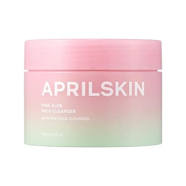 APRILSKIN МАСКА-ПЕНКА ДЛЯ УМЫВАНИЯ С РОЗОВЫМ АЛОЭ PINK ALOE PACK CLEANSER
